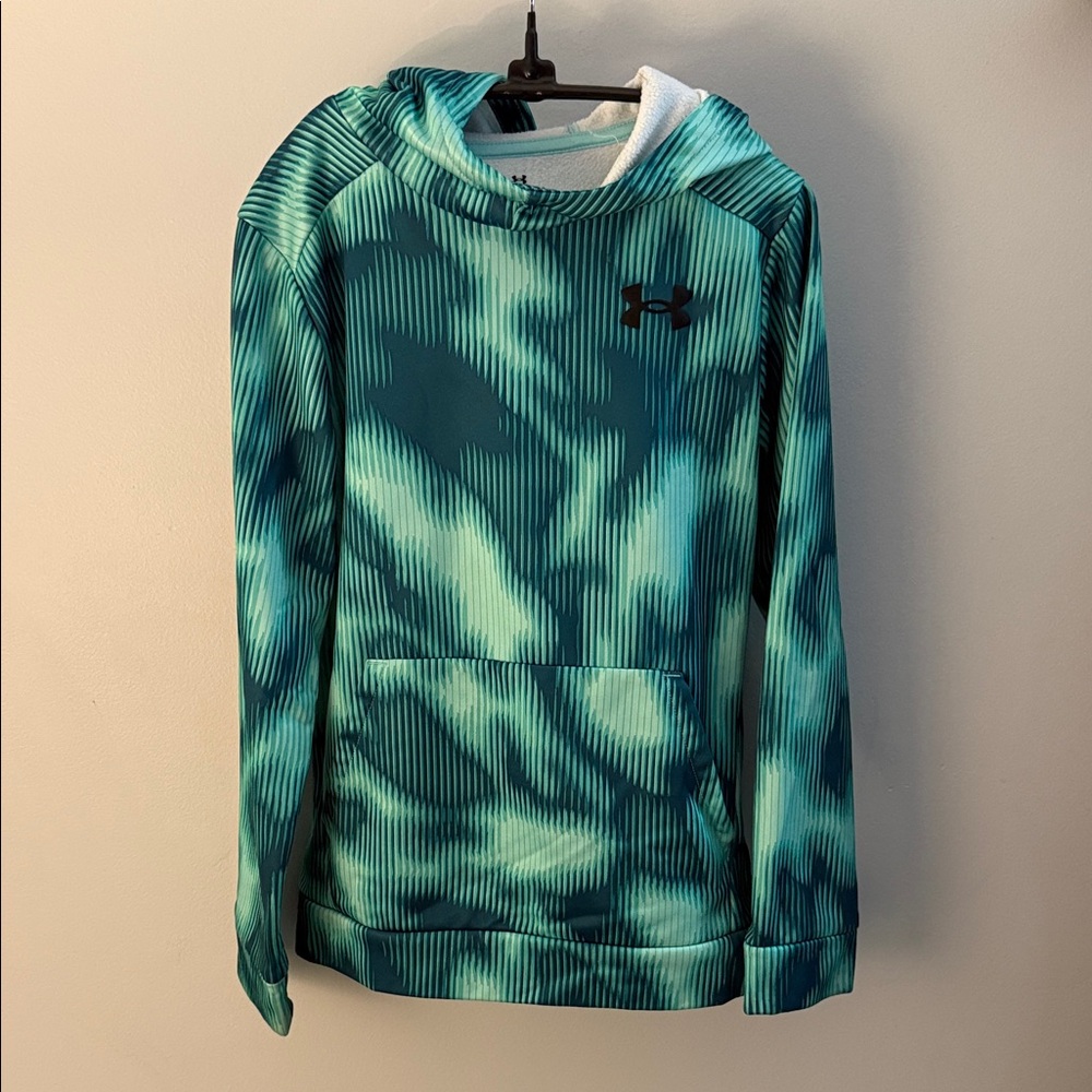 Under Armour Kids Teal and Black Hoodie
